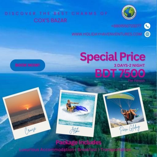 Dhaka to Cox's Bazar Best Tour package 2026